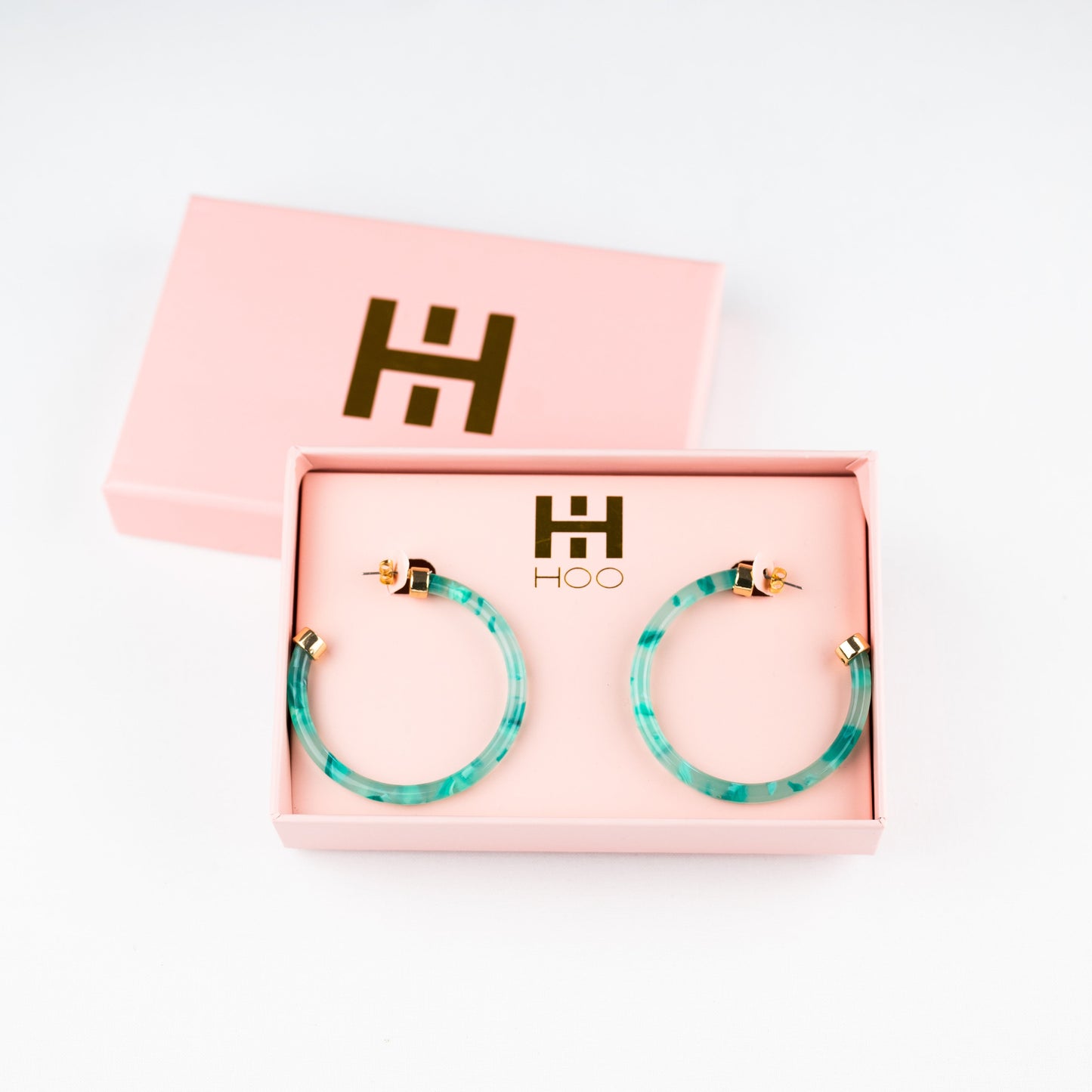 Mint Julep Hoop Earrings