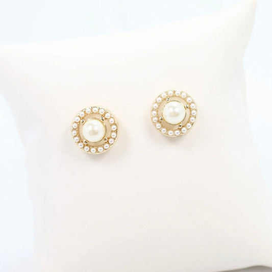 Mowry Pearl Stud Earrings