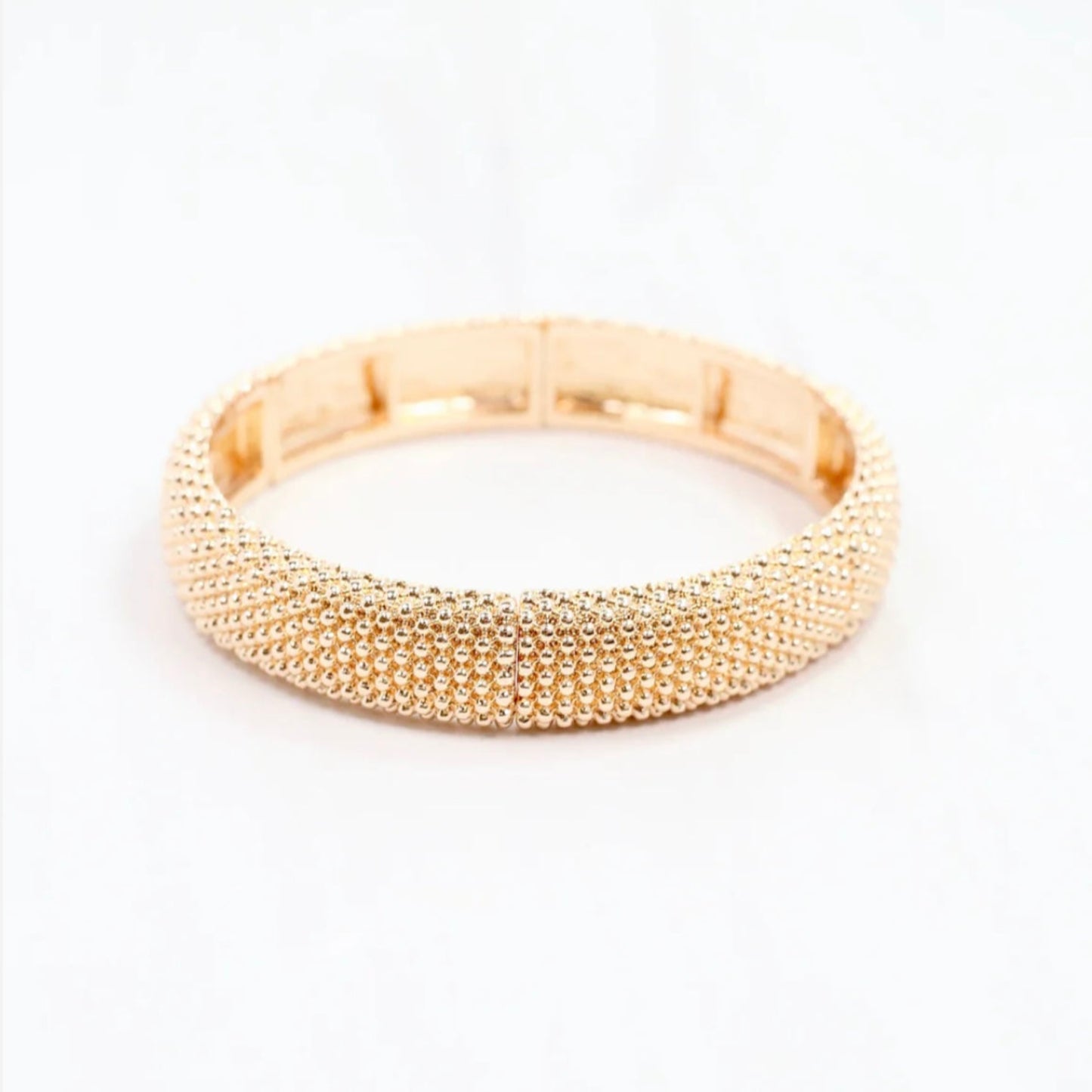 Cleveland Gold Stretch Bracelet