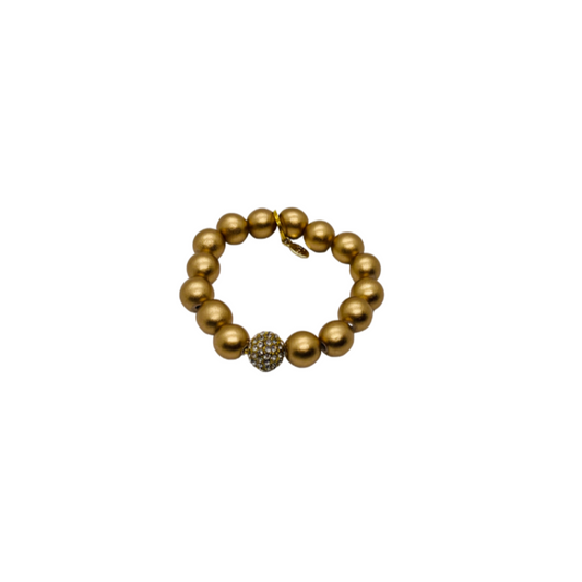Gold Balls Bracelet by Millie B.