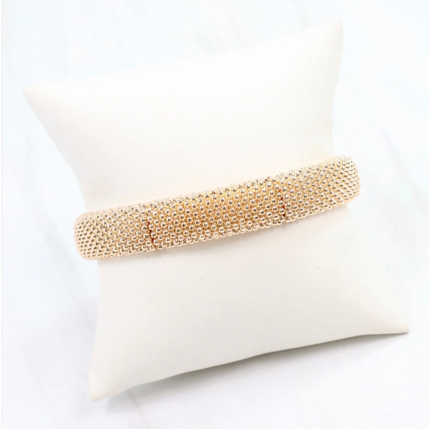 Cleveland Gold Stretch Bracelet