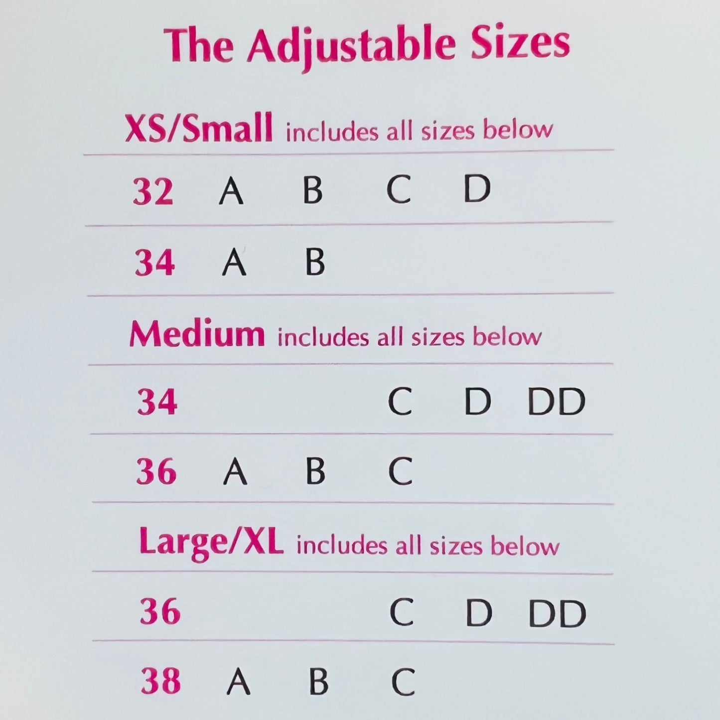 The Only Bra! - Adjustable